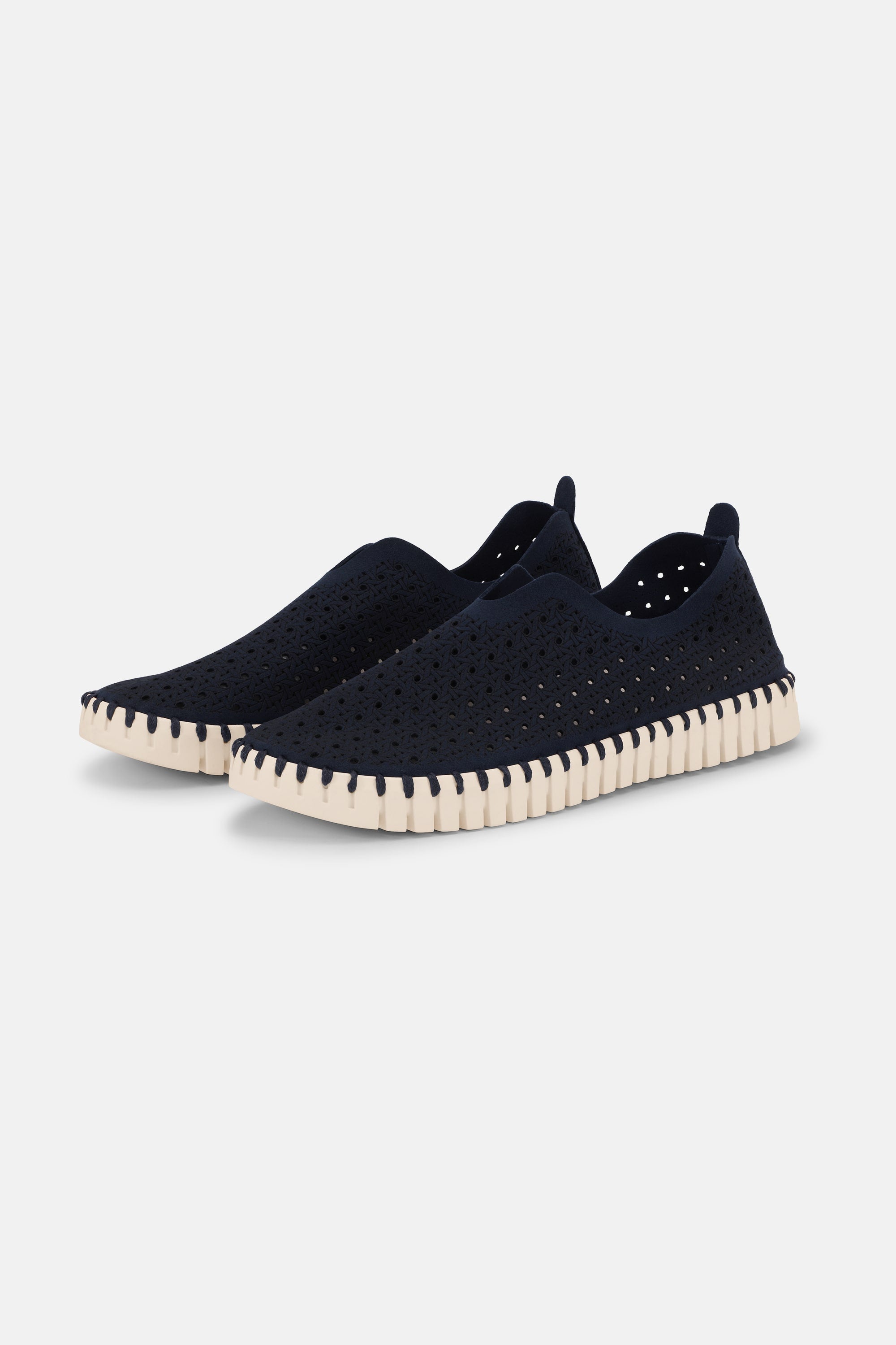 Tulip Sko - Dark Indigo Pearled Ivory